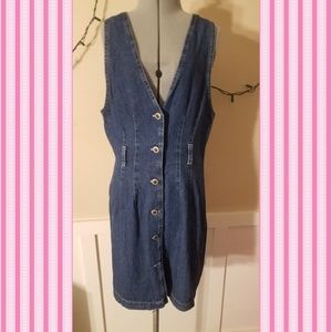 Vintage Studio East Denim Button-Down Dress